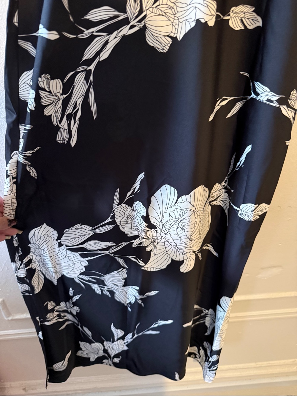 A new day Black and White Floral Slip Dress - Picture 9 of 9